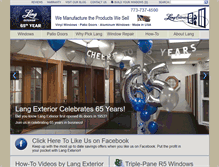 Tablet Screenshot of langexterior.com